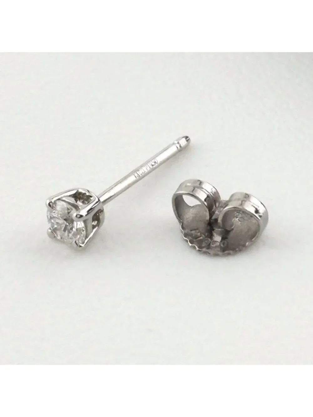 Tiffany & Co Stud Platinum Diamond Earrings